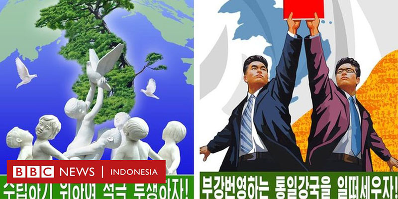 Korea Bersaudara Dekati Perdamaian, Korut Mulai Hapuskan Poster Anti AS